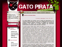 Tablet Screenshot of gatopirata.org
